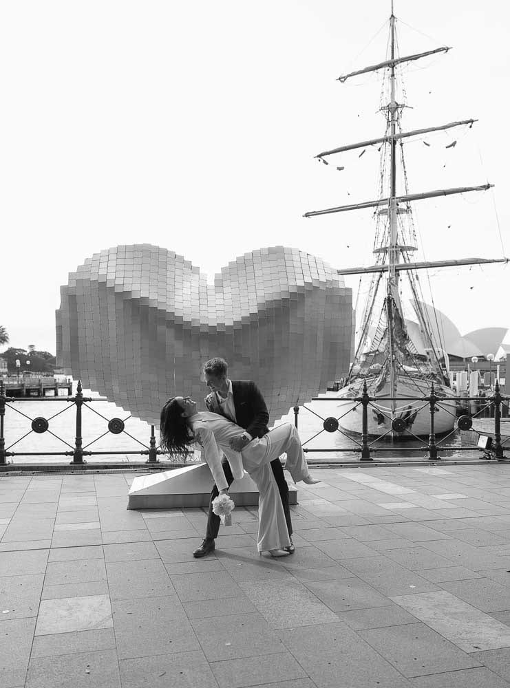 NICK AND SOPHIE (Chic Pre-wedding photoshoot at Sydney Opera house, Harbour bridge and the Rocks)