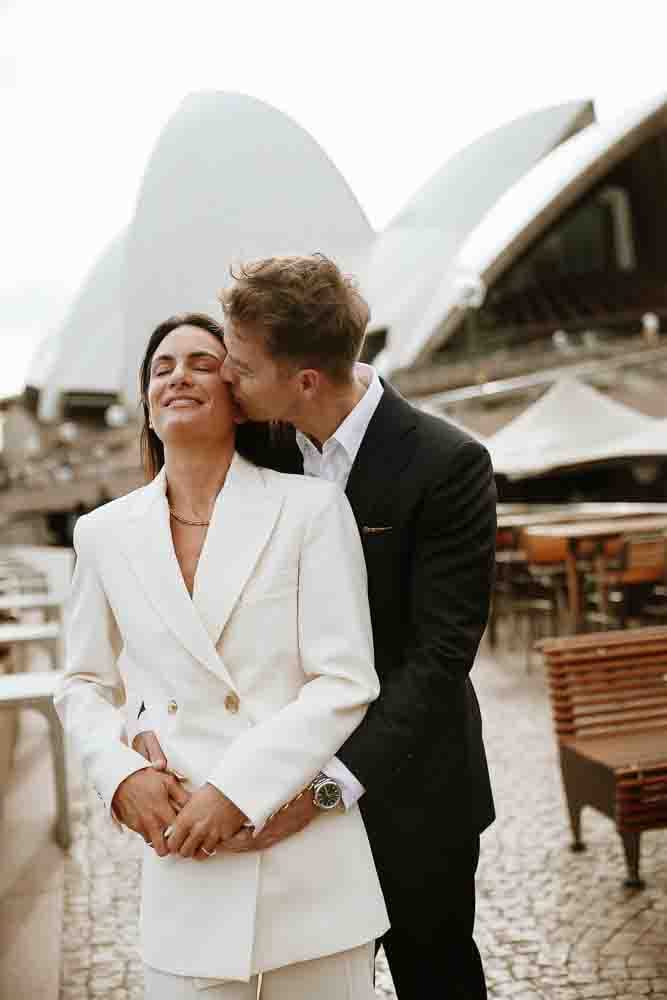 NICK AND SOPHIE (Chic Pre-wedding photoshoot at Sydney Opera house, Harbour bridge and the Rocks)