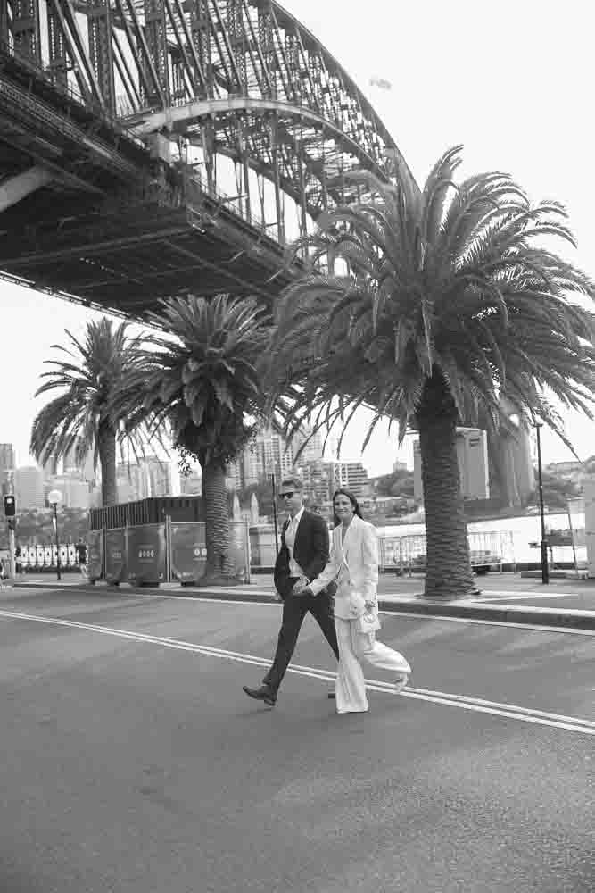 NICK AND SOPHIE (Chic Pre-wedding photoshoot at Sydney Opera house, Harbour bridge and the Rocks)