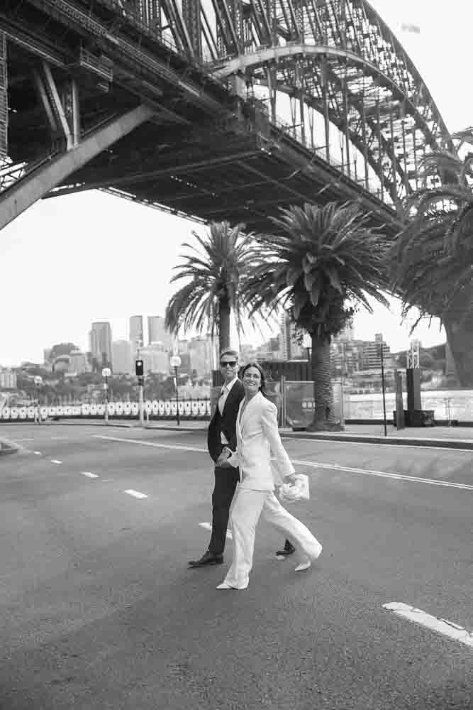 NICK AND SOPHIE (Chic Pre-wedding photoshoot at Sydney Opera house, Harbour bridge and the Rocks)