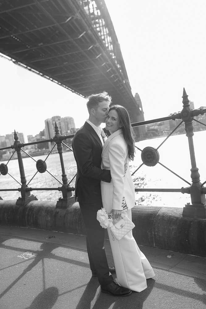 NICK AND SOPHIE (Chic Pre-wedding photoshoot at Sydney Opera house, Harbour bridge and the Rocks)