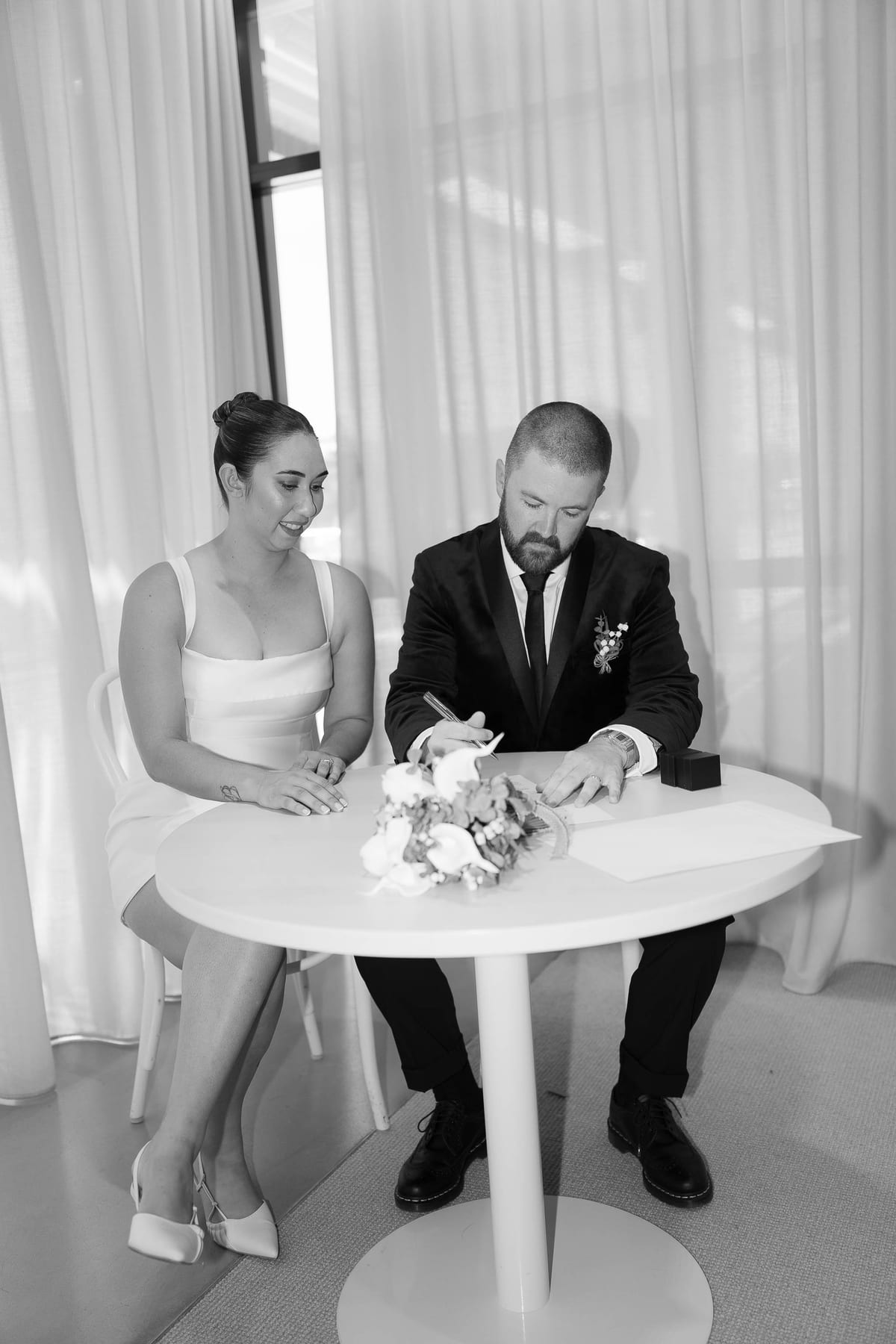DREW AND GABY (Pyrmont registry wedding and Epula restaurant)