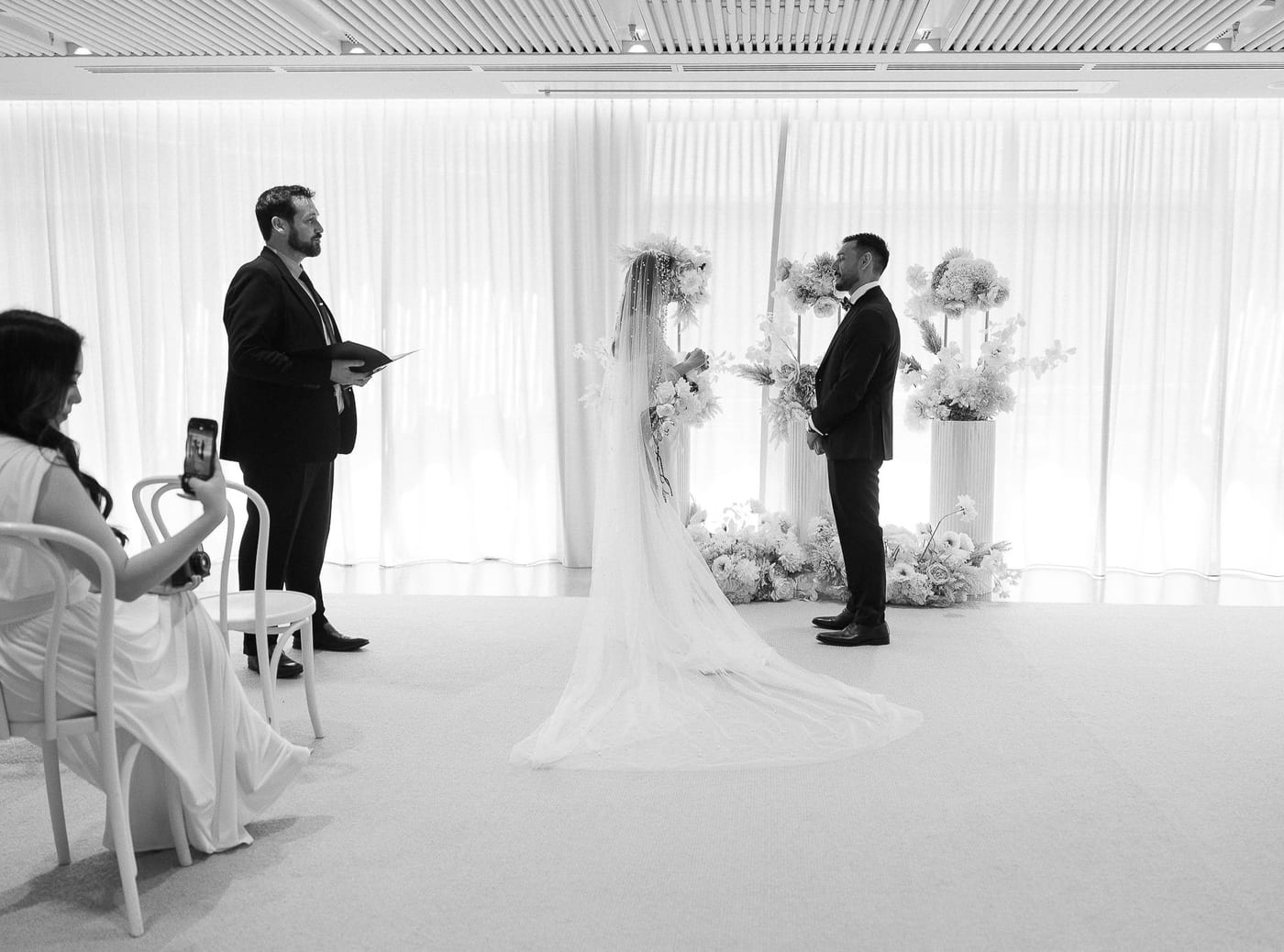 SARAH AND JASON (Intimate Sydney Elopement from Pyrmont Registry to Pier One Harbour Wedding)