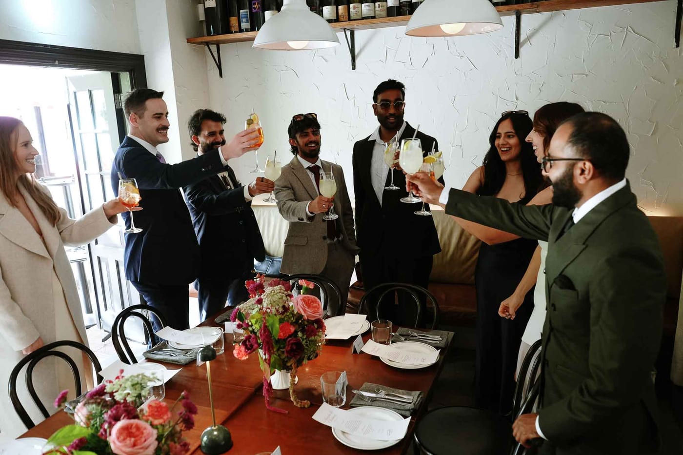 MAGDA AND CHINMAY (Registry Wedding and lunch at Dear SAint Eloise)