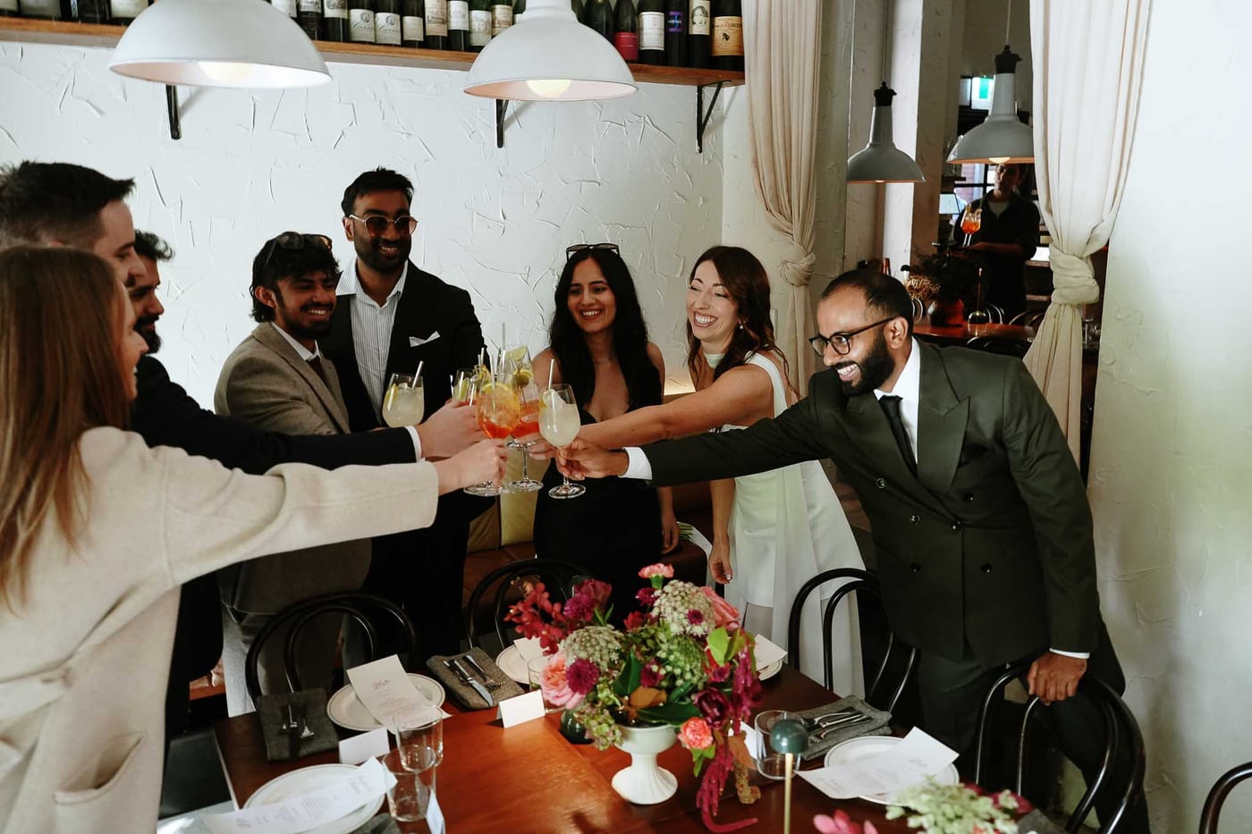 MAGDA AND CHINMAY (Registry Wedding and lunch at Dear SAint Eloise)