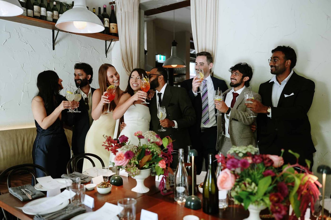 MAGDA AND CHINMAY (Registry Wedding and lunch at Dear SAint Eloise)