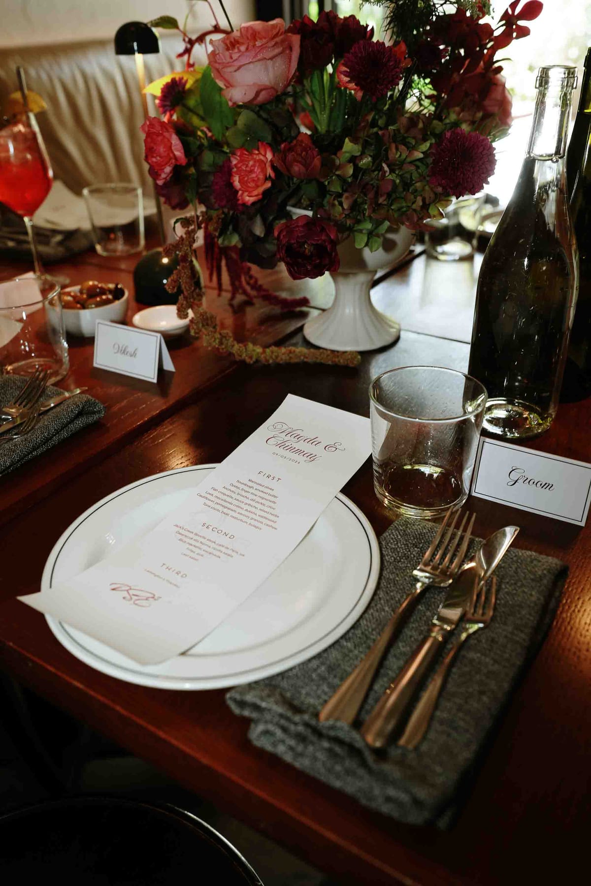 MAGDA AND CHINMAY (Registry Wedding and lunch at Dear SAint Eloise)