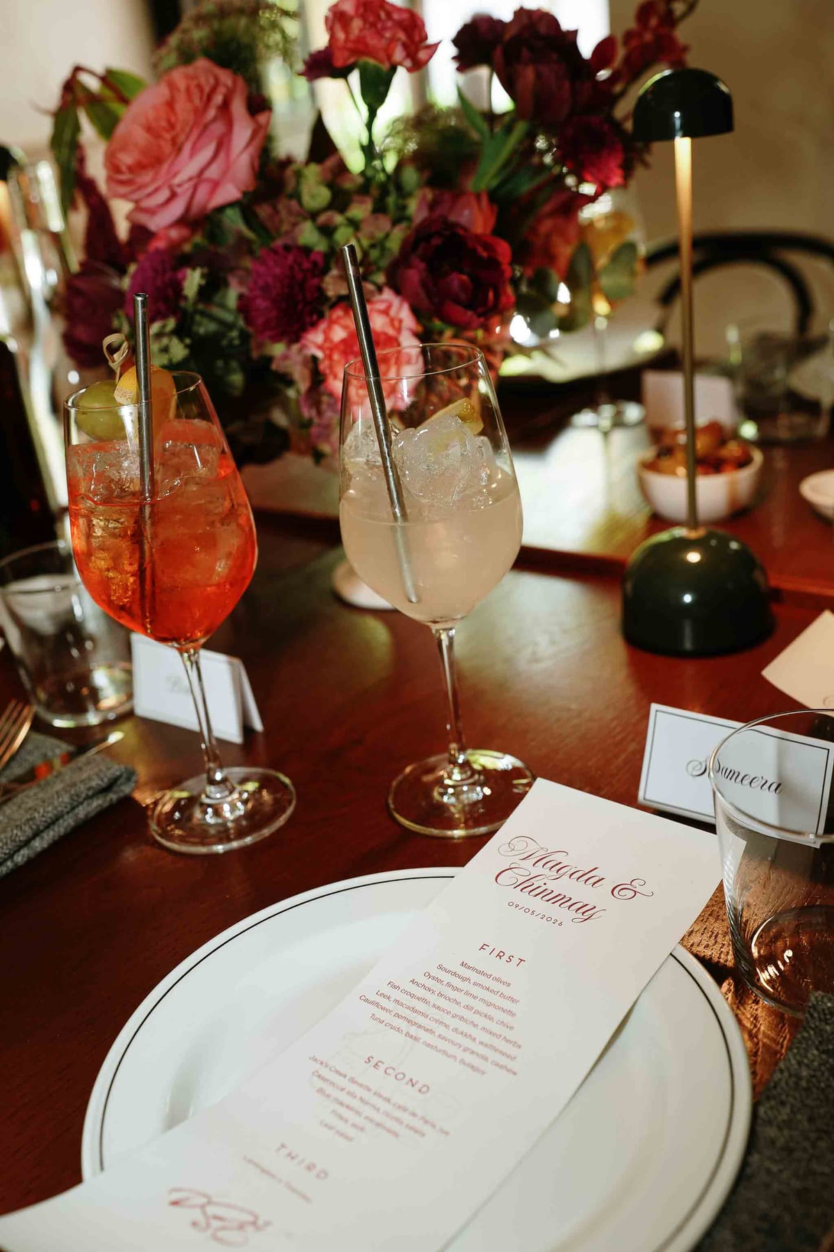 MAGDA AND CHINMAY (Registry Wedding and lunch at Dear SAint Eloise)