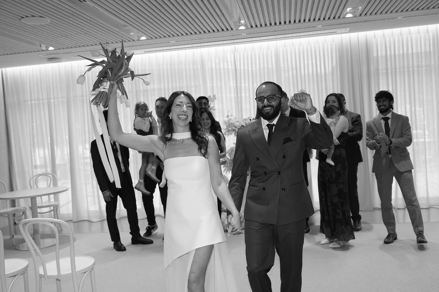 MAGDA AND CHINMAY (Registry Wedding and lunch at Dear SAint Eloise)