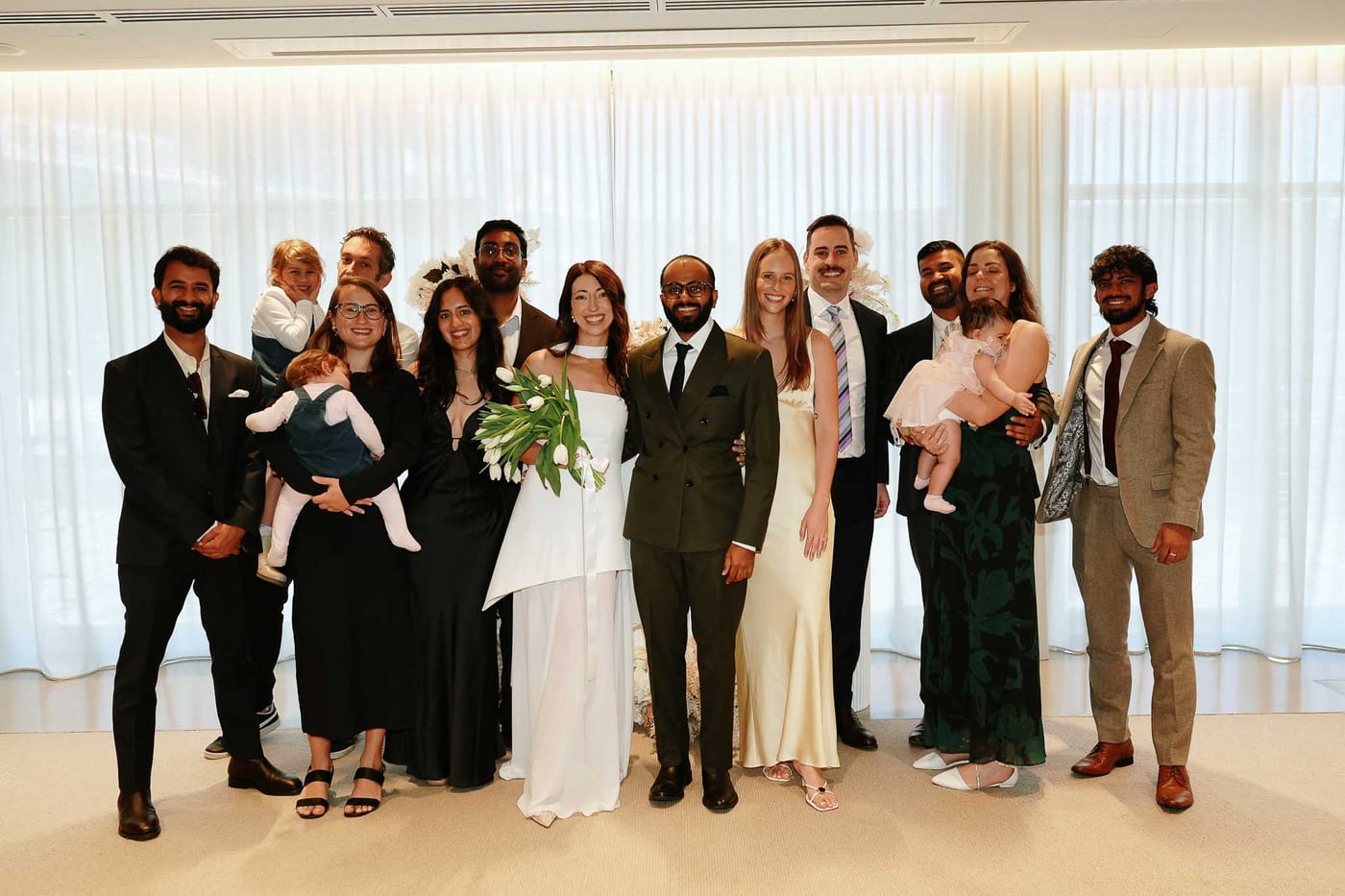MAGDA AND CHINMAY (Registry Wedding and lunch at Dear SAint Eloise)