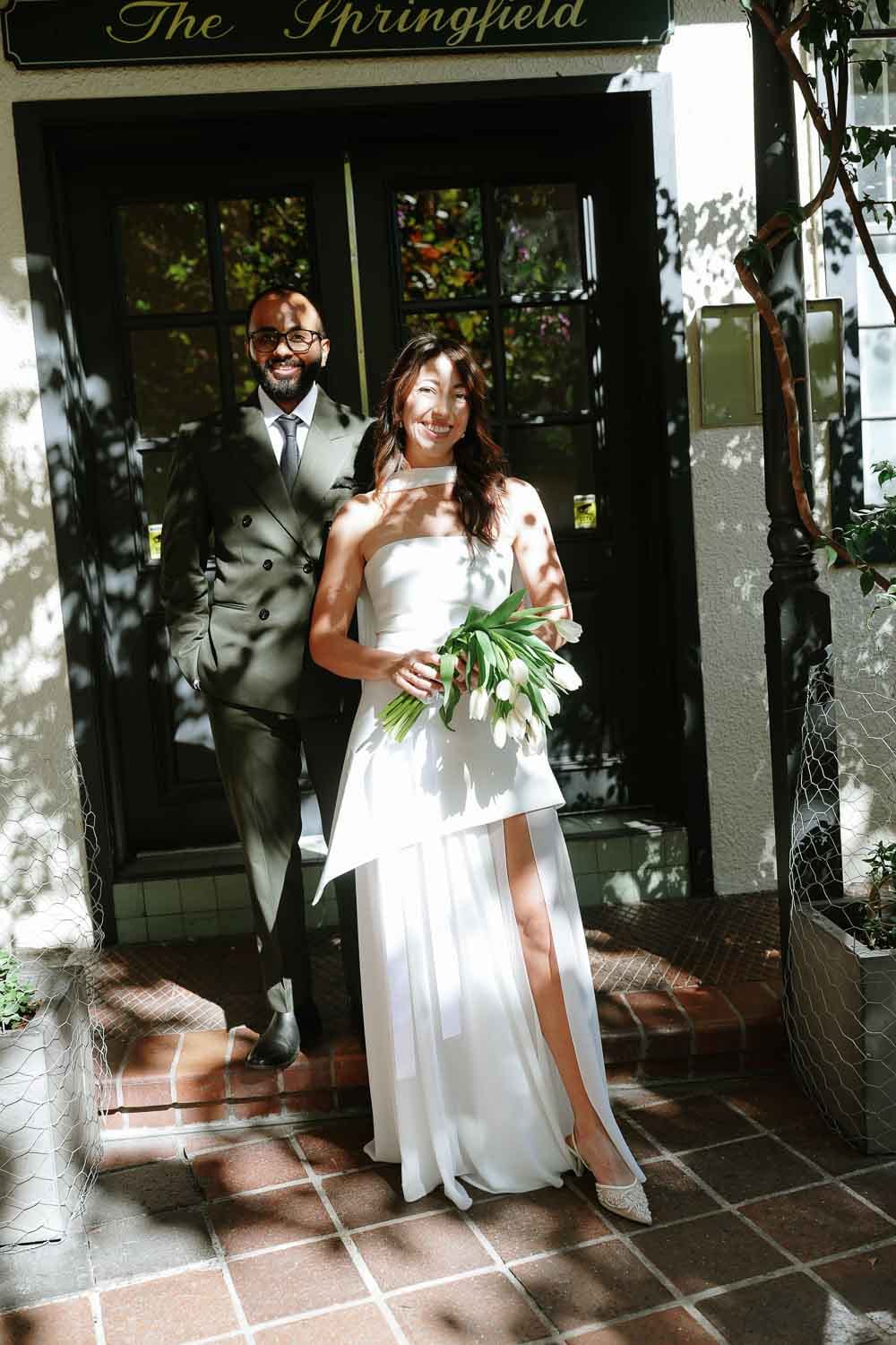 MAGDA AND CHINMAY (Registry Wedding and lunch at Dear SAint Eloise)