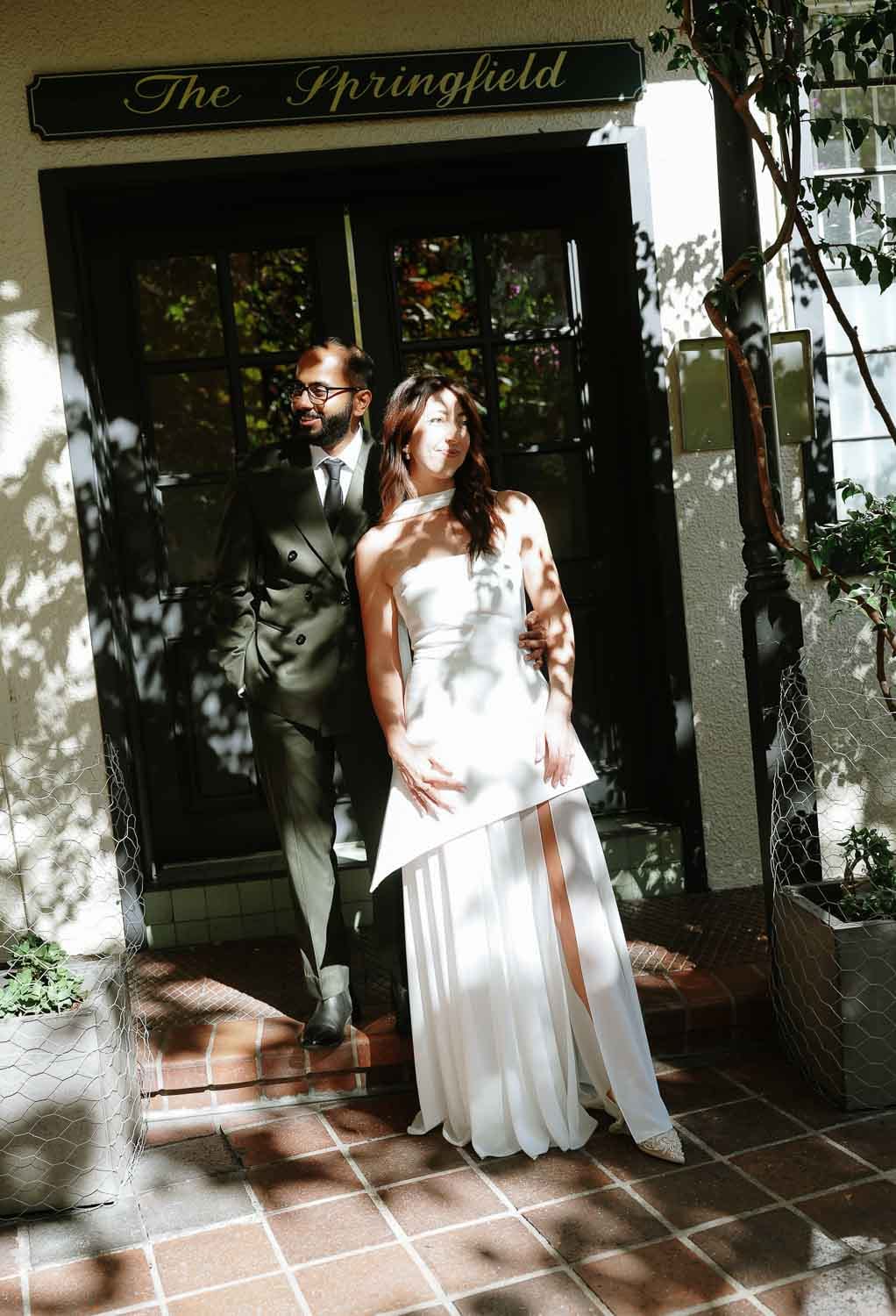MAGDA AND CHINMAY (Registry Wedding and lunch at Dear SAint Eloise)