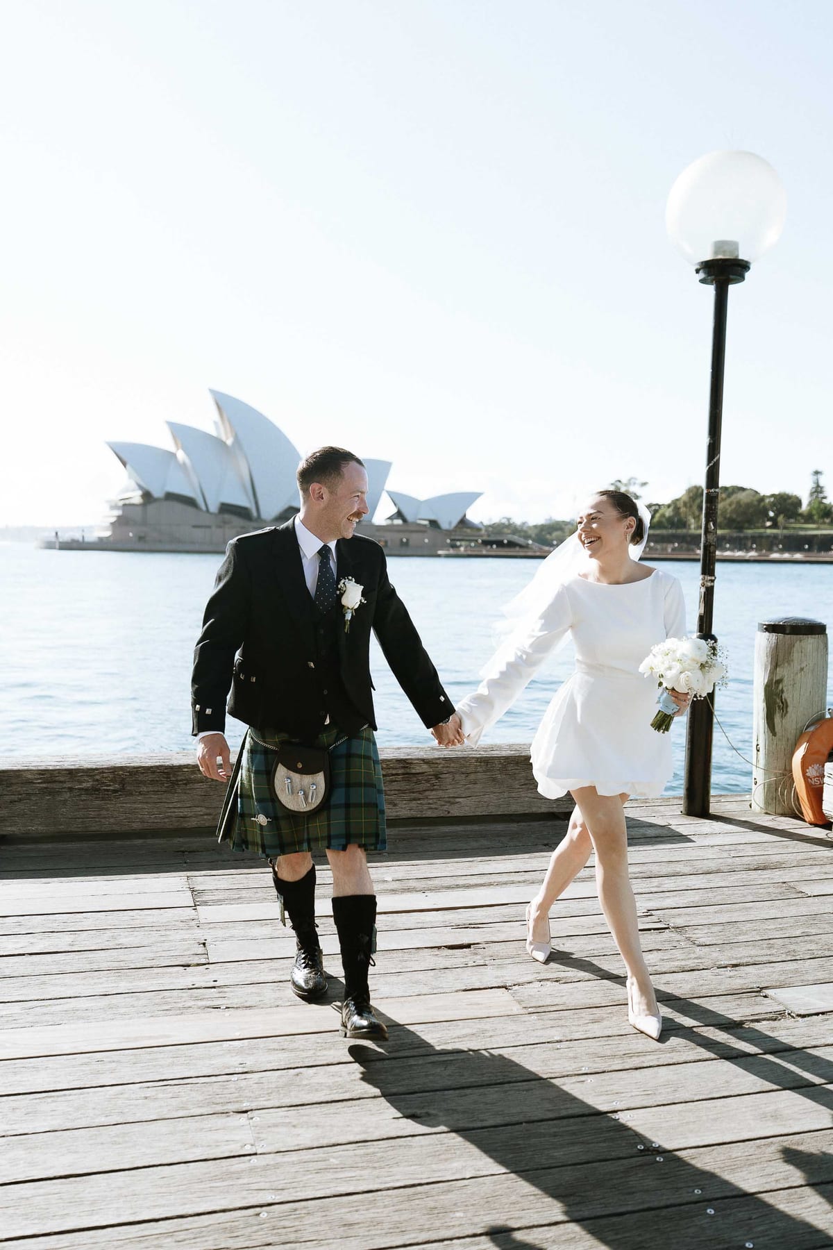 MARC AND FRAN (Modern Scottish Sydney Elopement Across Iconic City Landmarks)