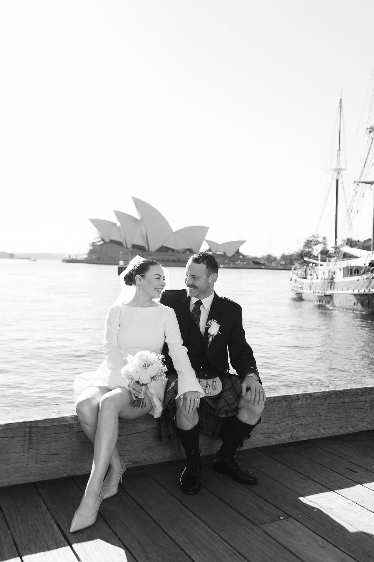 MARC AND FRAN (Modern Scottish Sydney Elopement Across Iconic City Landmarks)