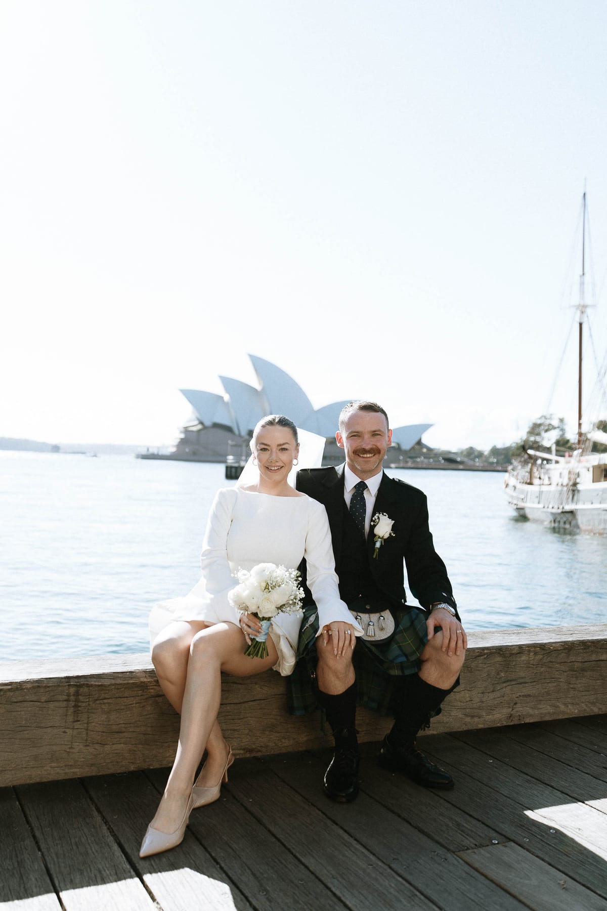 MARC AND FRAN (Modern Scottish Sydney Elopement Across Iconic City Landmarks)