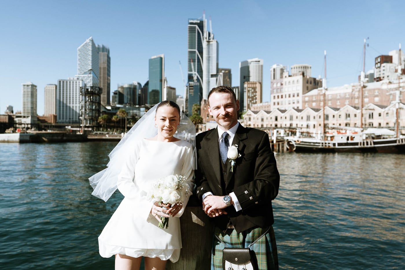 MARC AND FRAN (Modern Scottish Sydney Elopement Across Iconic City Landmarks)