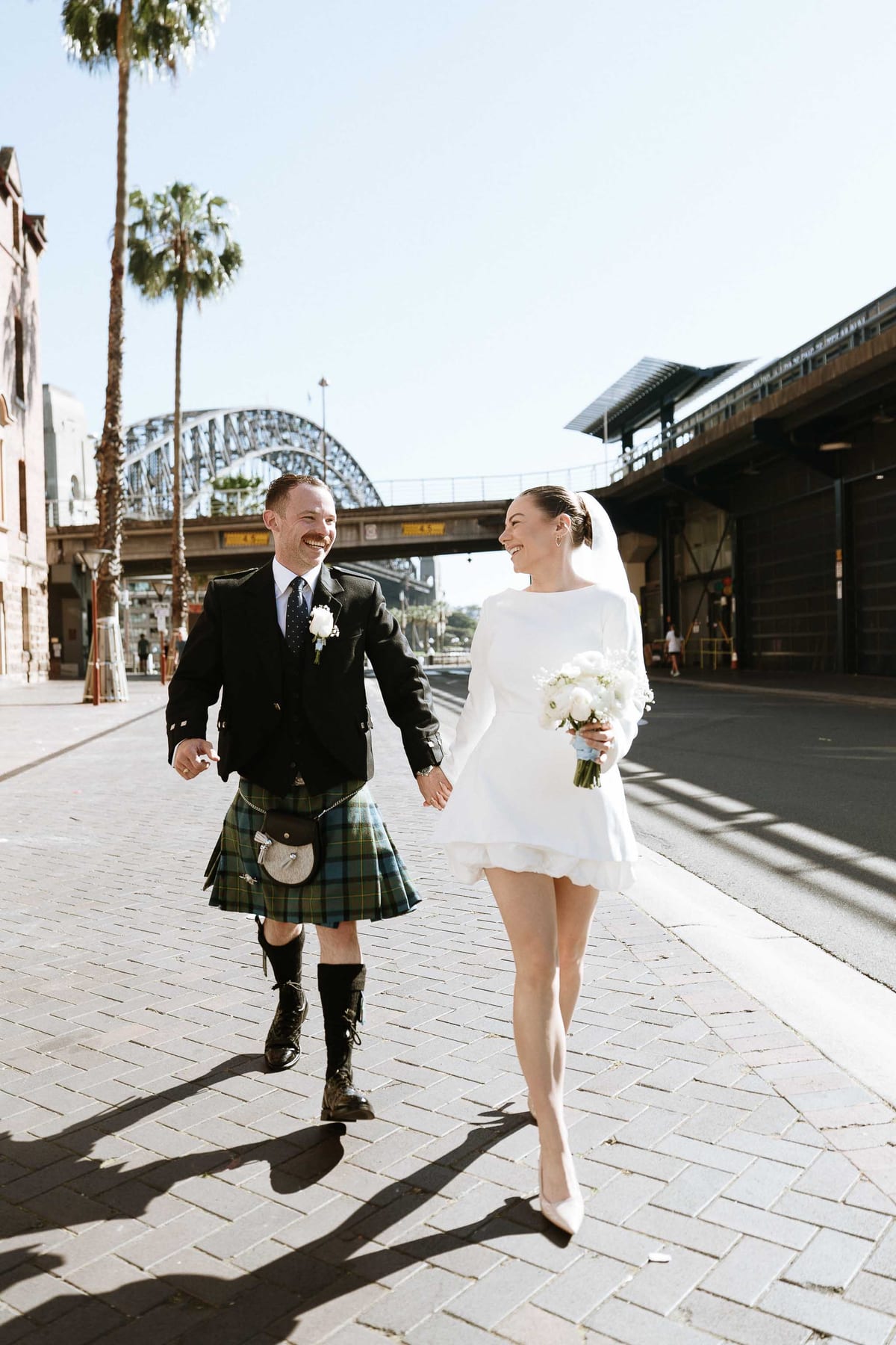 MARC AND FRAN (Modern Scottish Sydney Elopement Across Iconic City Landmarks)