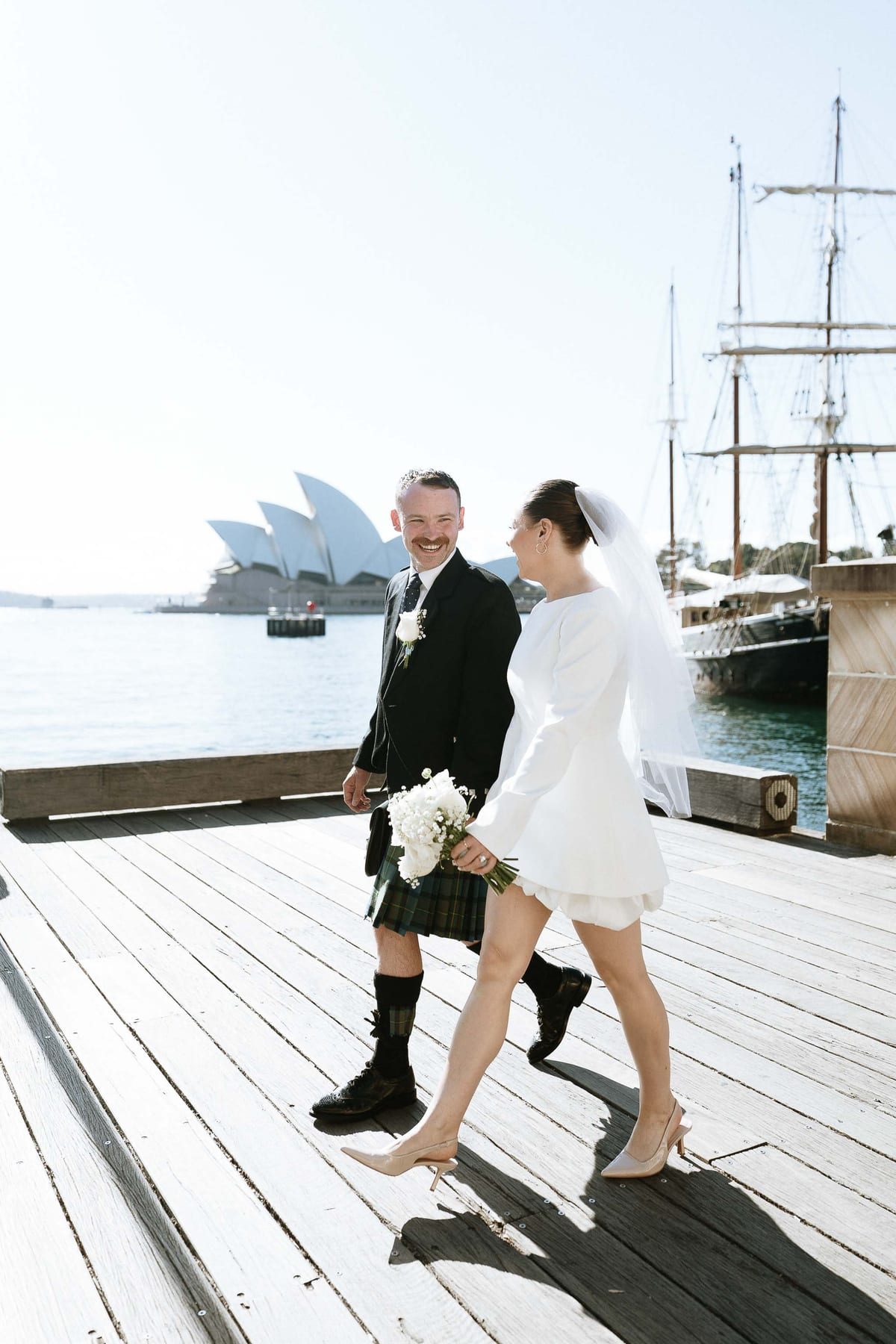 MARC AND FRAN (Modern Scottish Sydney Elopement Across Iconic City Landmarks)