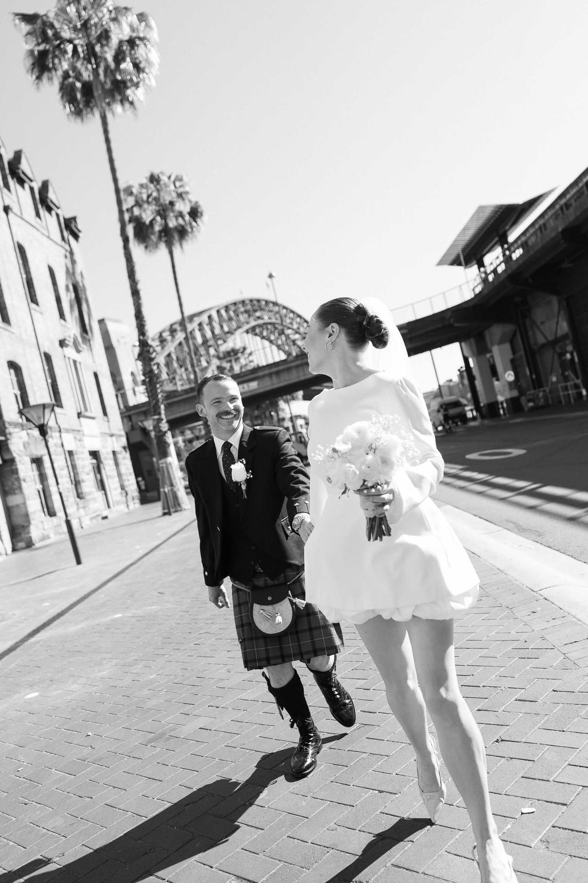 MARC AND FRAN (Modern Scottish Sydney Elopement Across Iconic City Landmarks)
