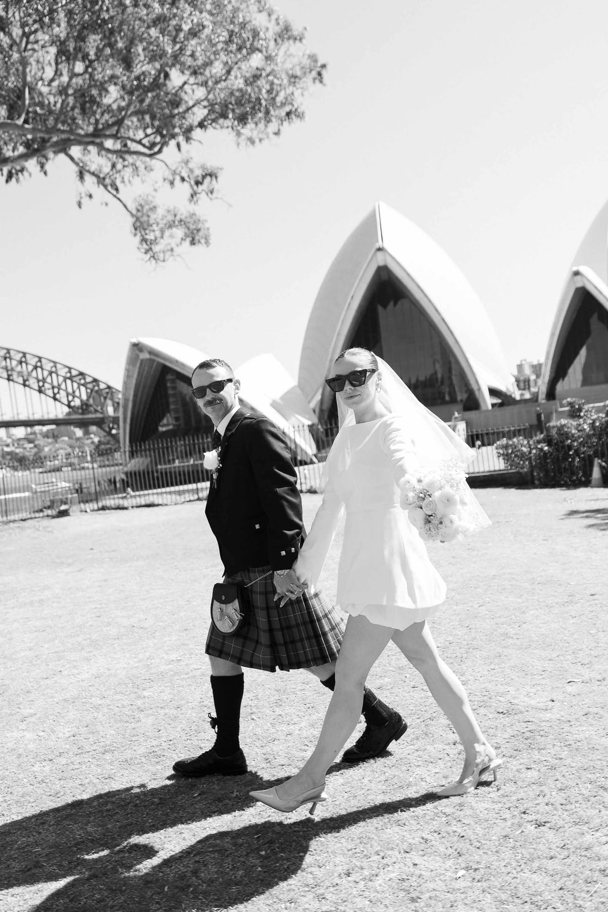 MARC AND FRAN (Modern Scottish Sydney Elopement Across Iconic City Landmarks)