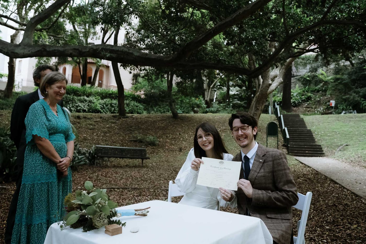 JOSH AND MADELINE (Romantic Elopement at Wendy’s Secret Garden, Lavender Bay and North Sydney Waterfront)