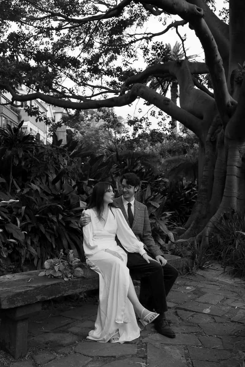JOSH AND MADELINE (Romantic Elopement at Wendy’s Secret Garden, Lavender Bay and North Sydney Waterfront)