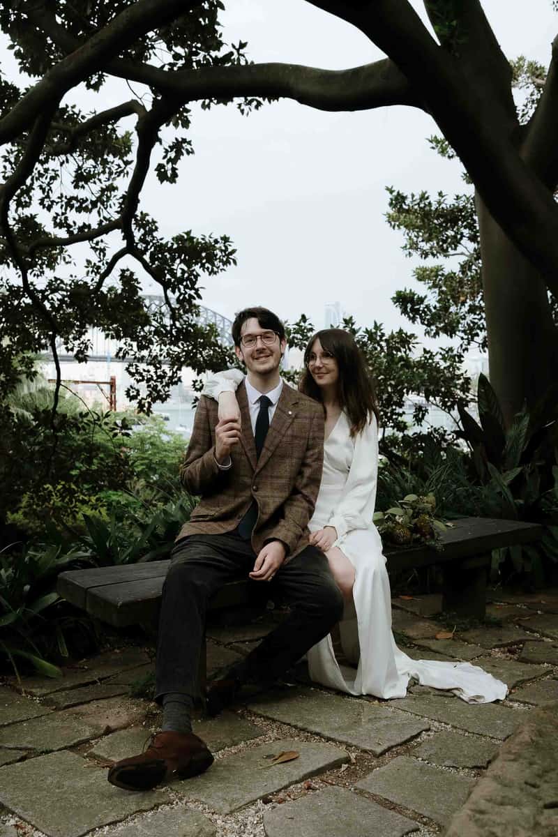JOSH AND MADELINE (Romantic Elopement at Wendy’s Secret Garden, Lavender Bay and North Sydney Waterfront)