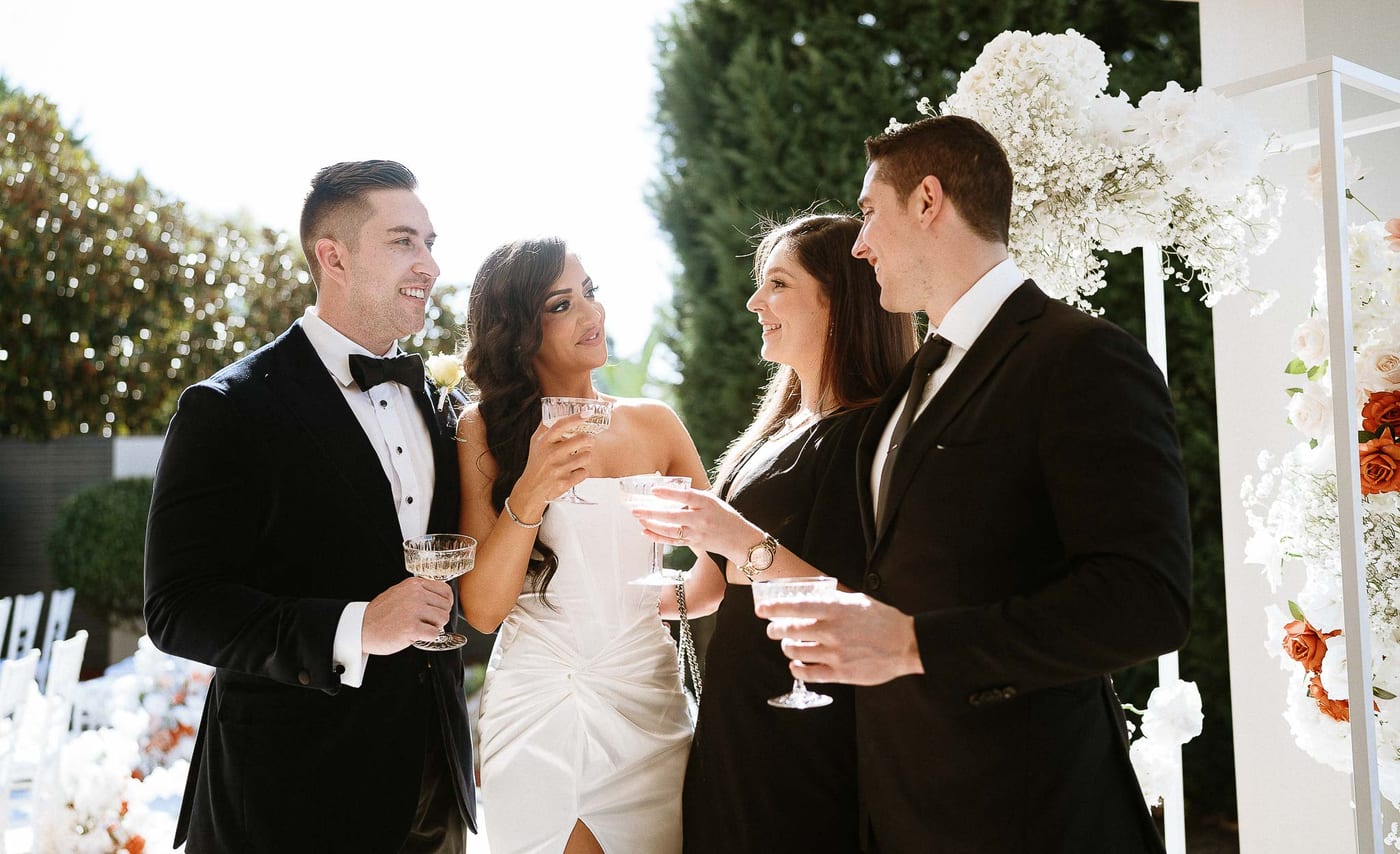 Mitch and Nicole (Fashion Led Sydney Opera House Wedding, NSW Library and Harbour Bridge)