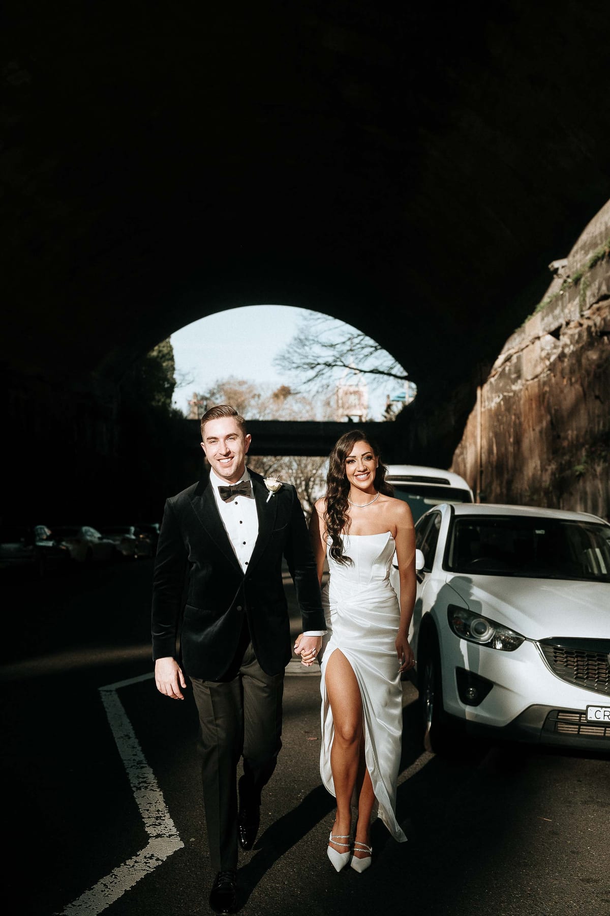 Mitch and Nicole (Fashion Led Sydney Opera House Wedding, NSW Library and Harbour Bridge)