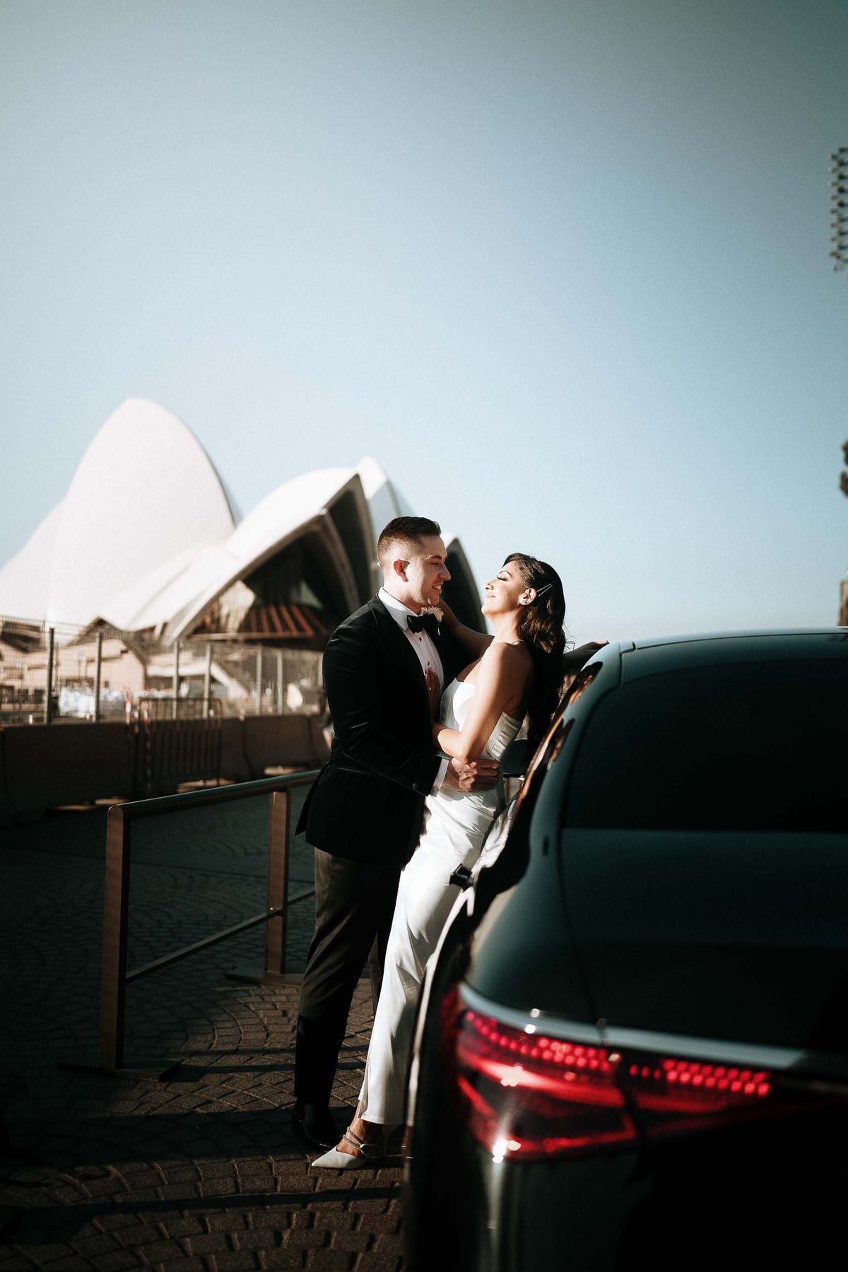 Mitch and Nicole (Fashion Led Sydney Opera House Wedding, NSW Library and Harbour Bridge)