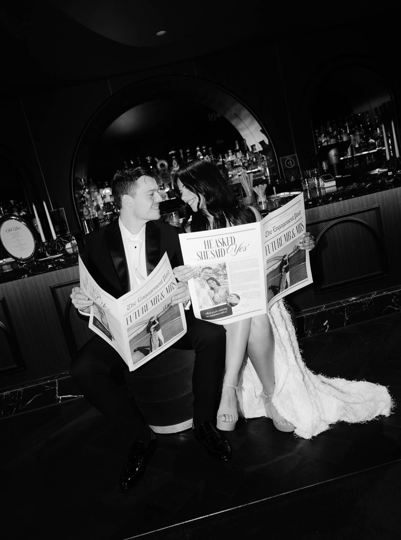 DIANA AND MATT (Moody Jazz Bar Engagement Party at Midtown Lounge Bar Sydney)
