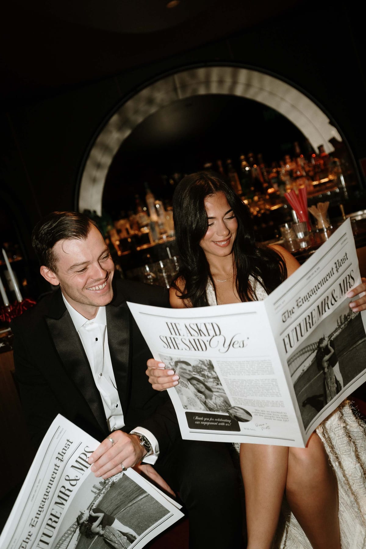 DIANA AND MATT (Moody Jazz Bar Engagement Party at Midtown Lounge Bar Sydney)