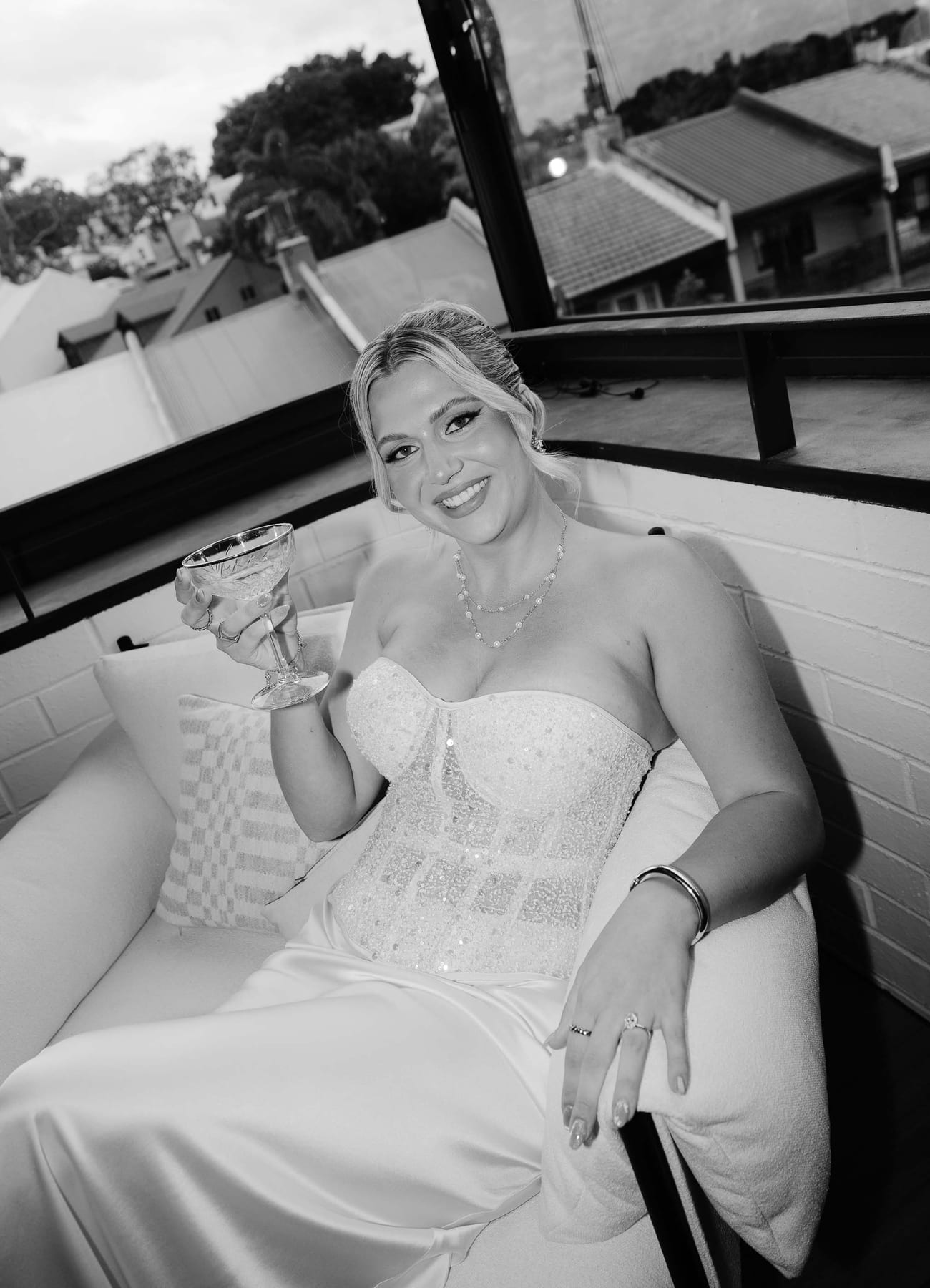 Lara and Harrison (Fun retro Engagement Party at Tatler, Darlinghurst, Sydney)