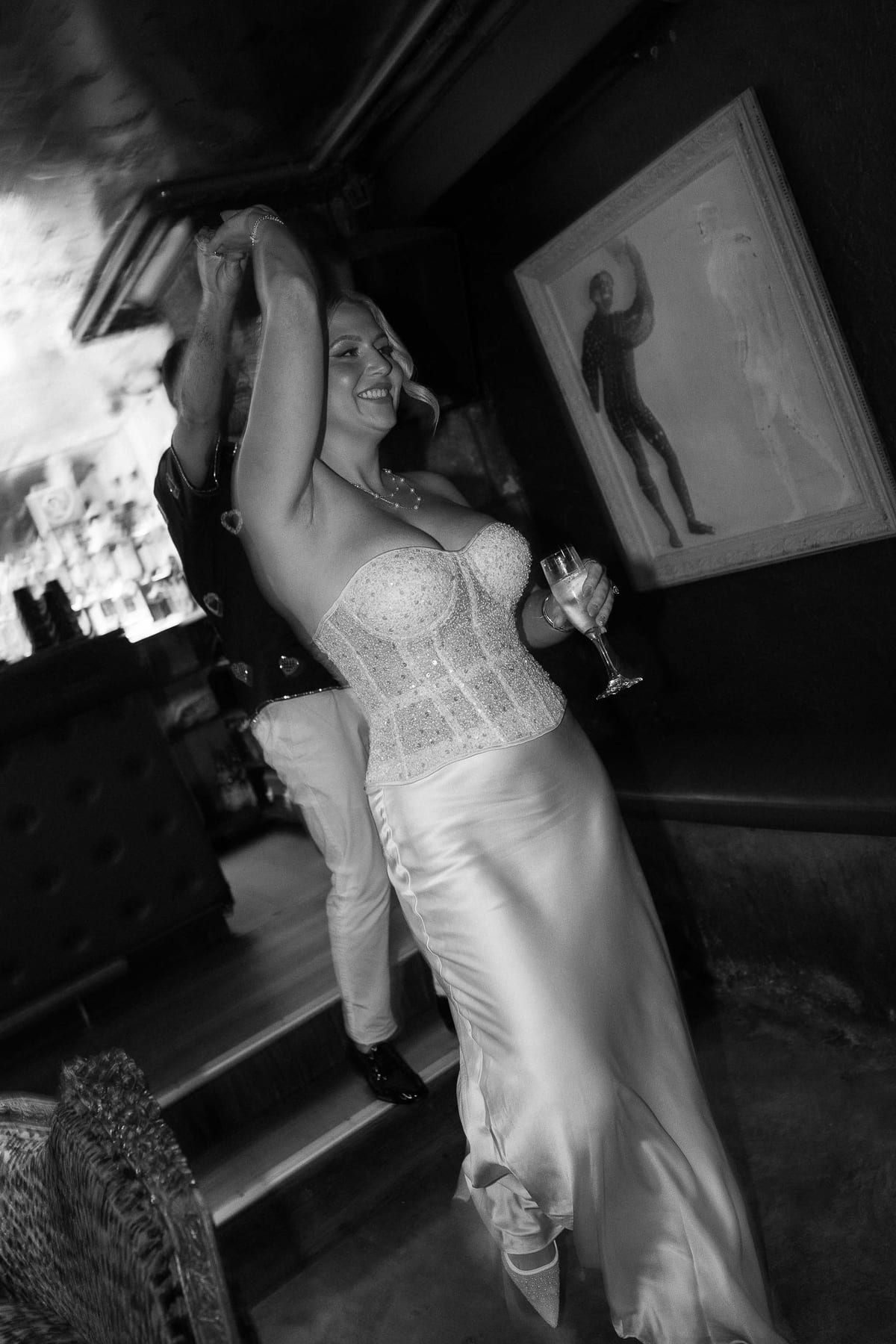 Lara and Harrison (Fun retro Engagement Party at Tatler, Darlinghurst, Sydney)