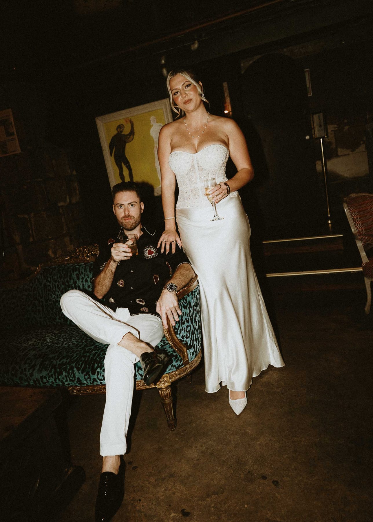 Lara and Harrison (Fun retro Engagement Party at Tatler, Darlinghurst, Sydney)