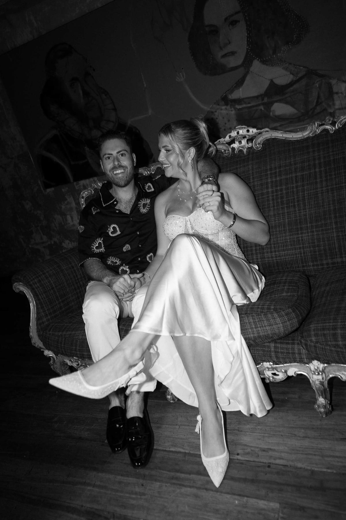 Lara and Harrison (Fun retro Engagement Party at Tatler, Darlinghurst, Sydney)