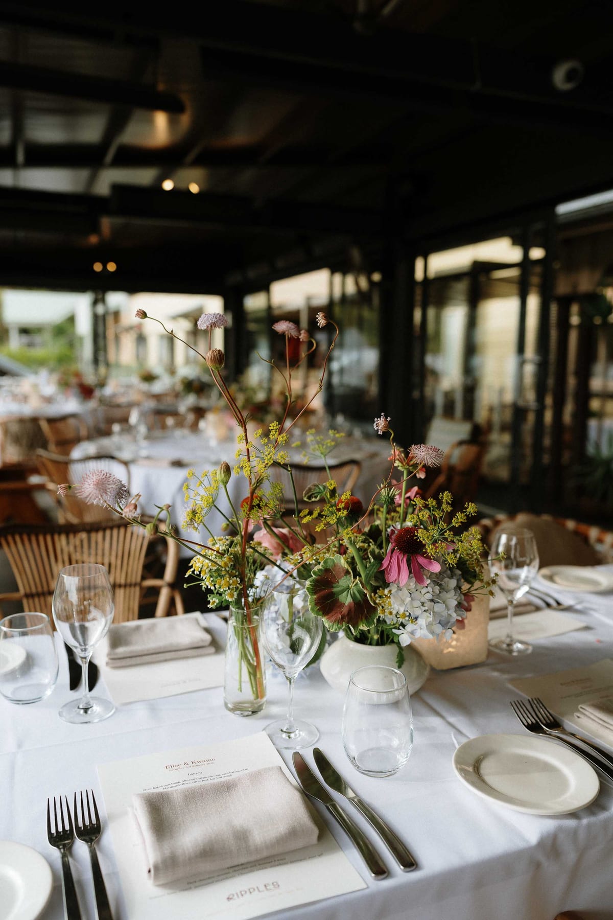 KWAME AND ELISE (Sunset Wedding Reception at Ripples Chowder Bay Sydney)