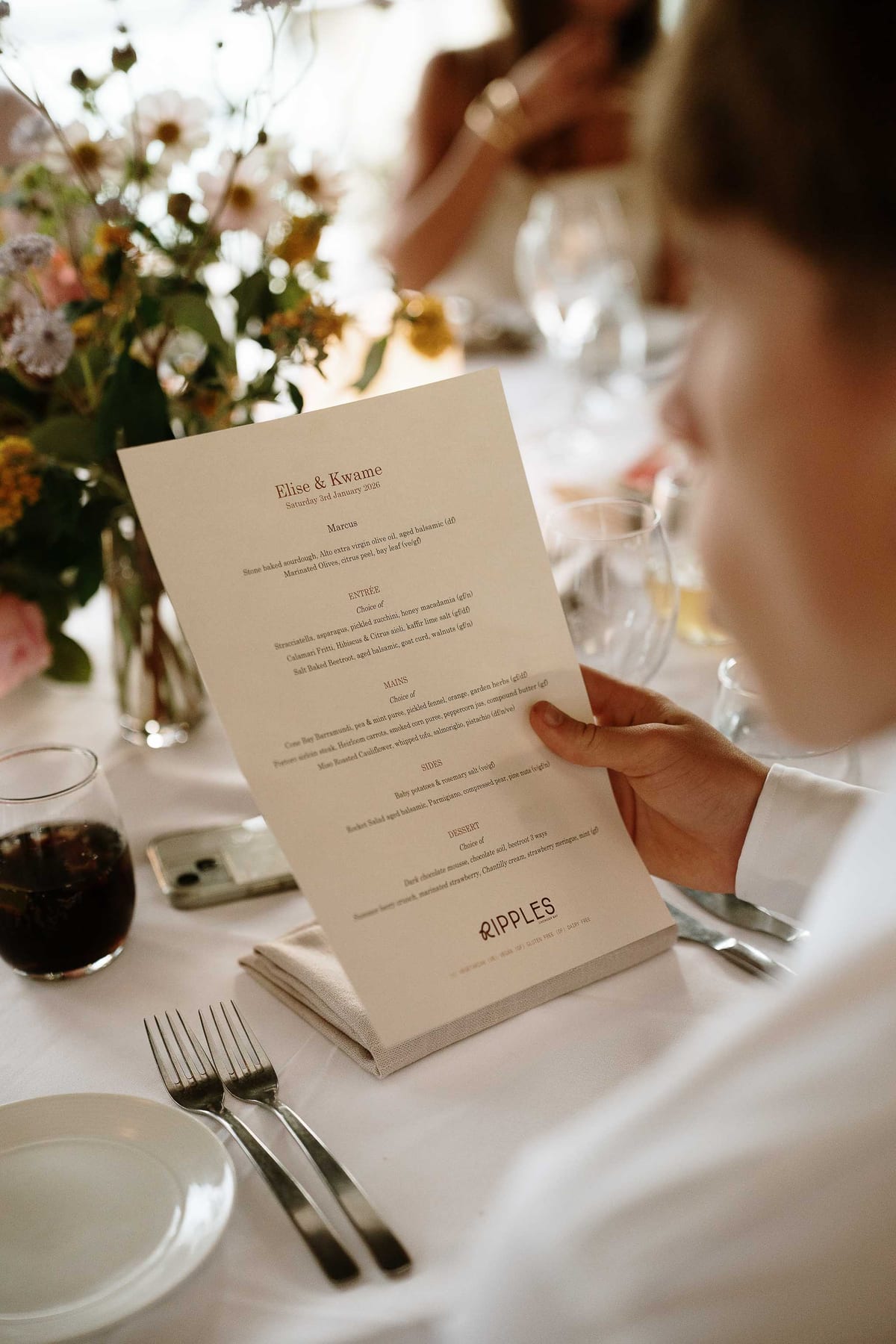 KWAME AND ELISE (Sunset Wedding Reception at Ripples Chowder Bay Sydney)