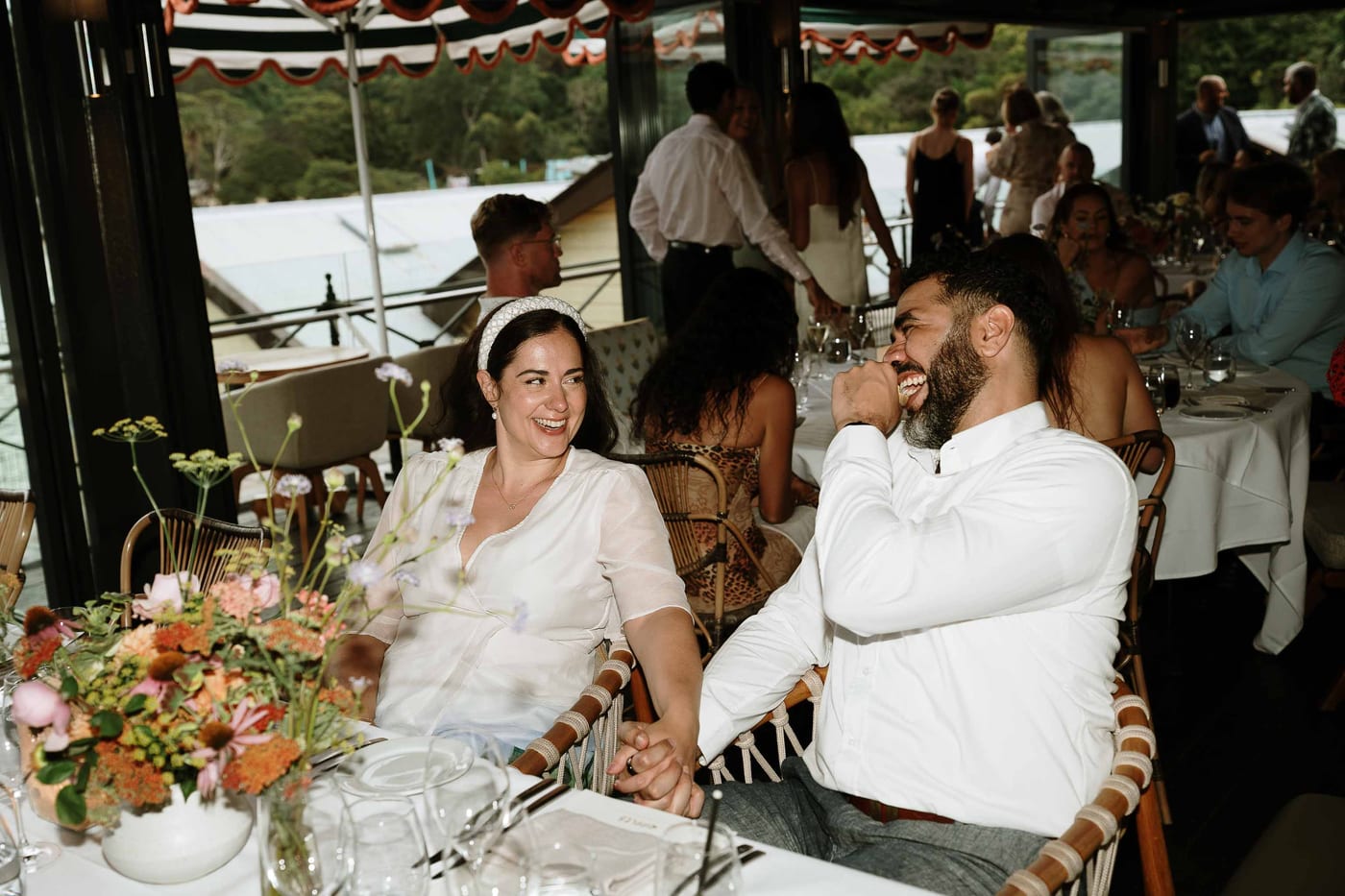 KWAME AND ELISE (Sunset Wedding Reception at Ripples Chowder Bay Sydney)