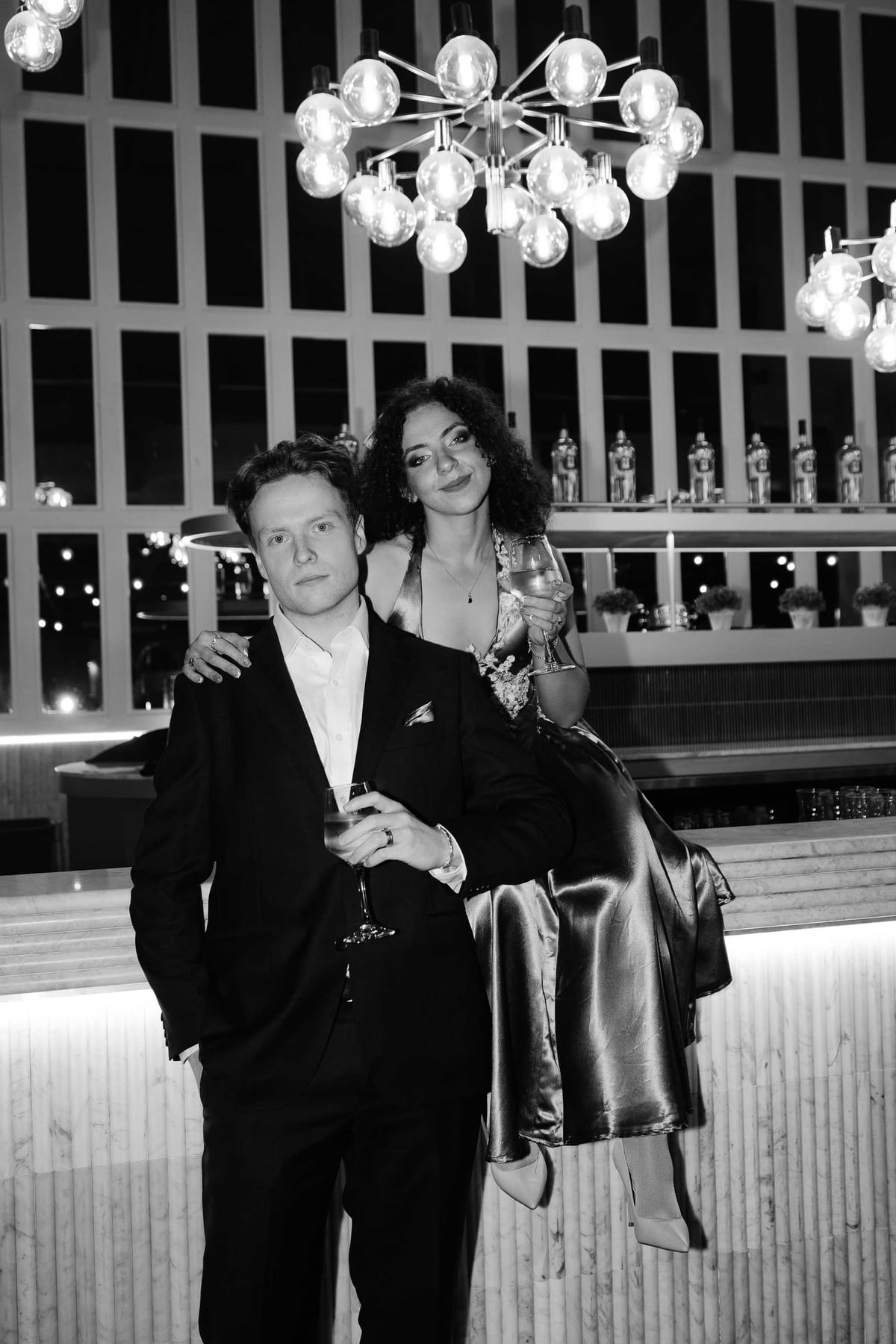 BEN AND NANCY  (Retro Inspired film look Sydney Engagement at Doltone house, Western Sydney)