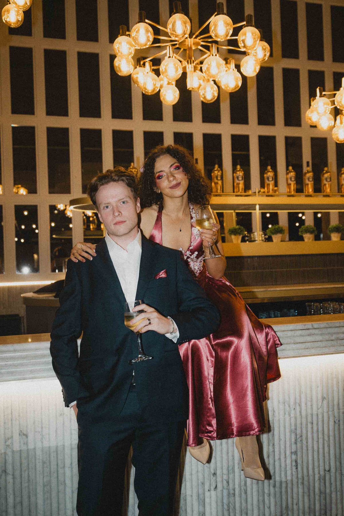 BEN AND NANCY  (Retro Inspired film look Sydney Engagement at Doltone house, Western Sydney)