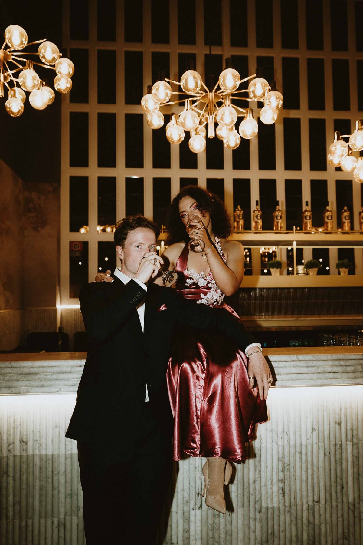 BEN AND NANCY  (Retro Inspired film look Sydney Engagement at Doltone house, Western Sydney)
