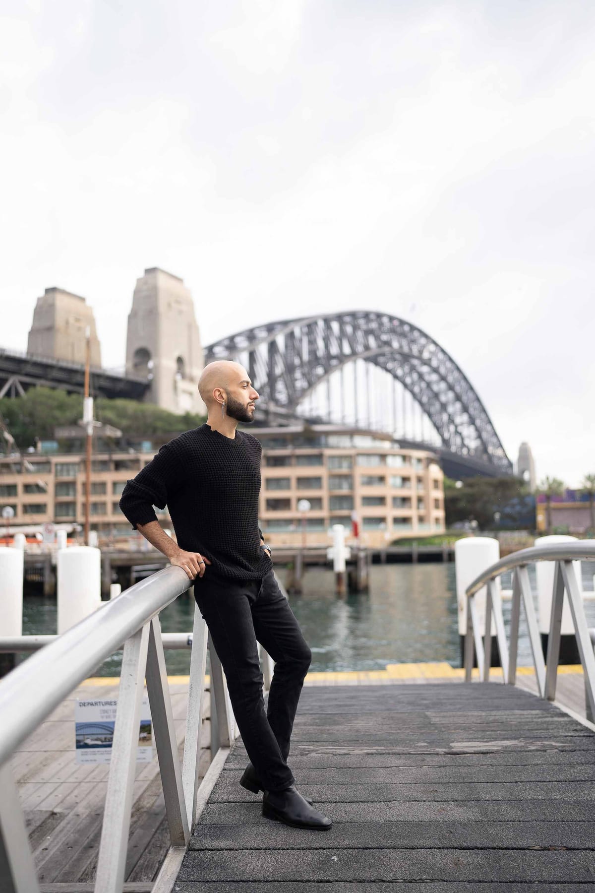 Bassel | Sydney Travel Portrait Session Around the Opera House and Harbour Bridge