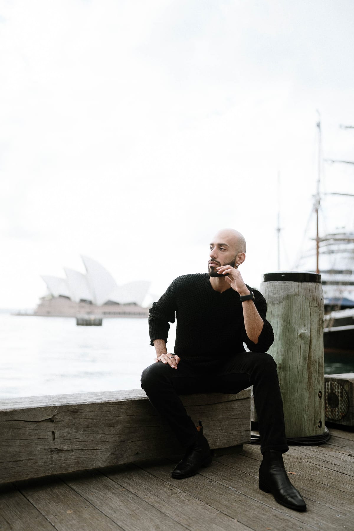 Bassel | Sydney Travel Portrait Session Around the Opera House and Harbour Bridge