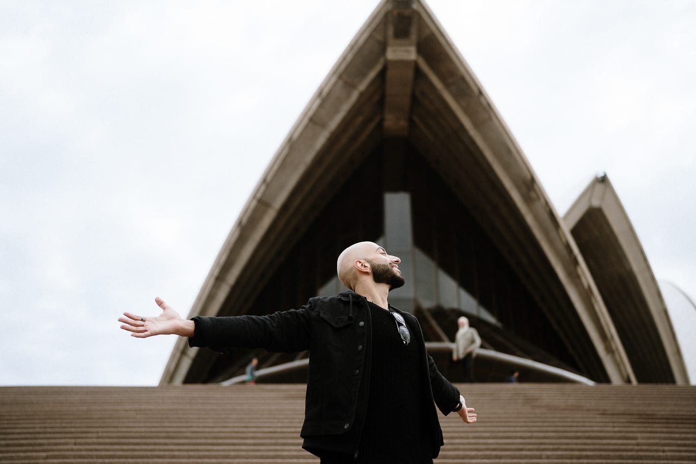 Bassel | Sydney Travel Portrait Session Around the Opera House and Harbour Bridge