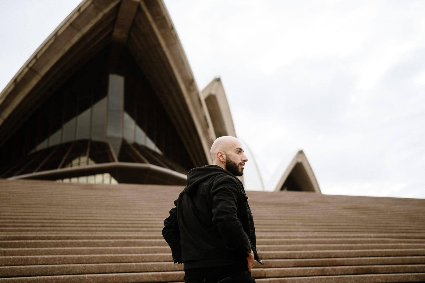 Bassel | Sydney Travel Portrait Session Around the Opera House and Harbour Bridge