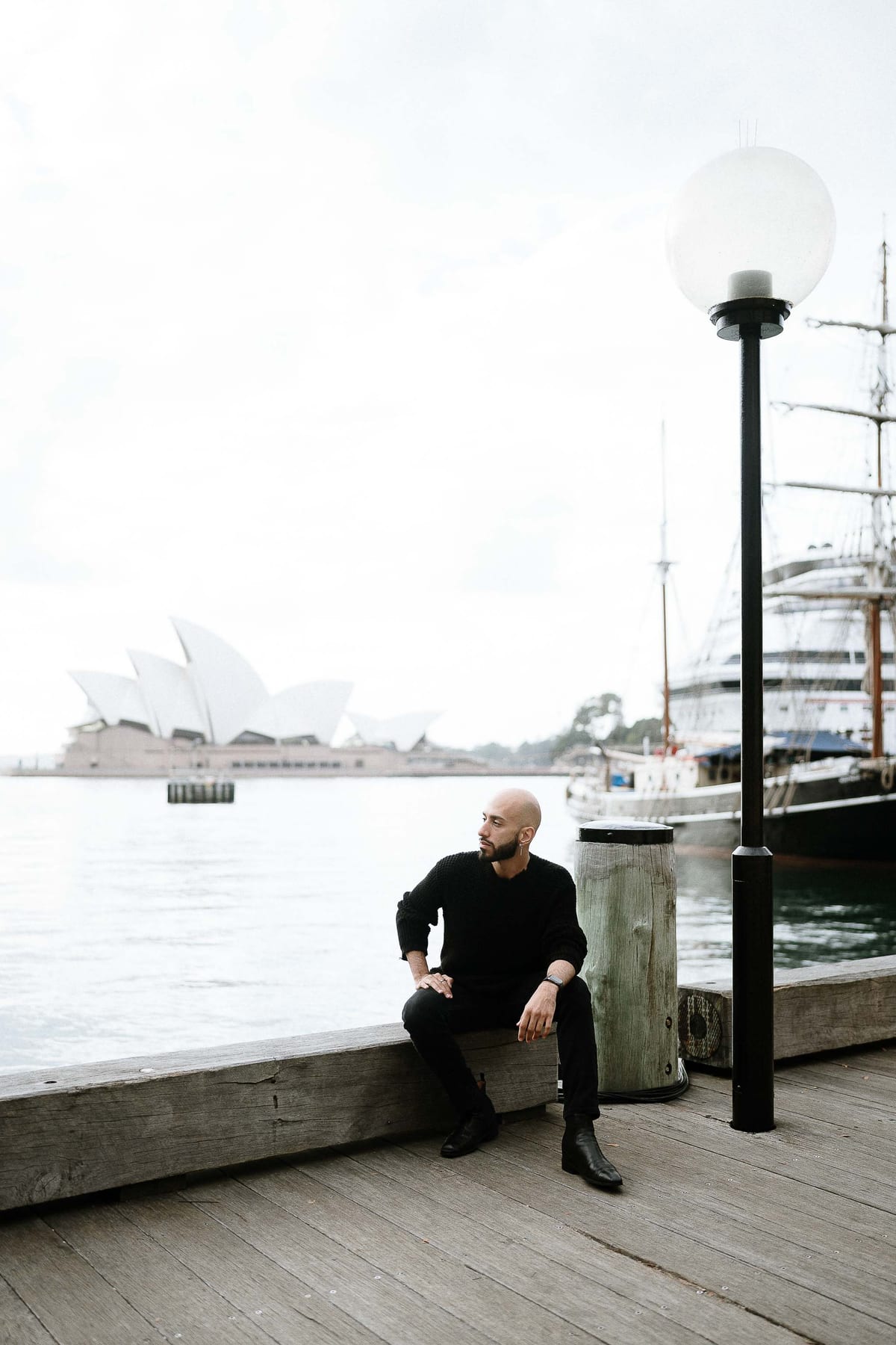 Bassel | Sydney Travel Portrait Session Around the Opera House and Harbour Bridge