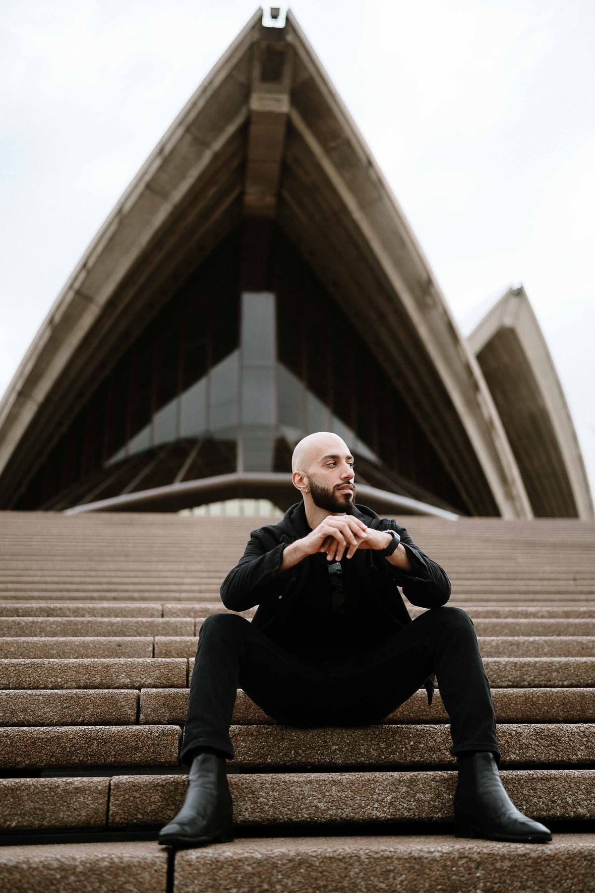 Bassel | Sydney Travel Portrait Session Around the Opera House and Harbour Bridge