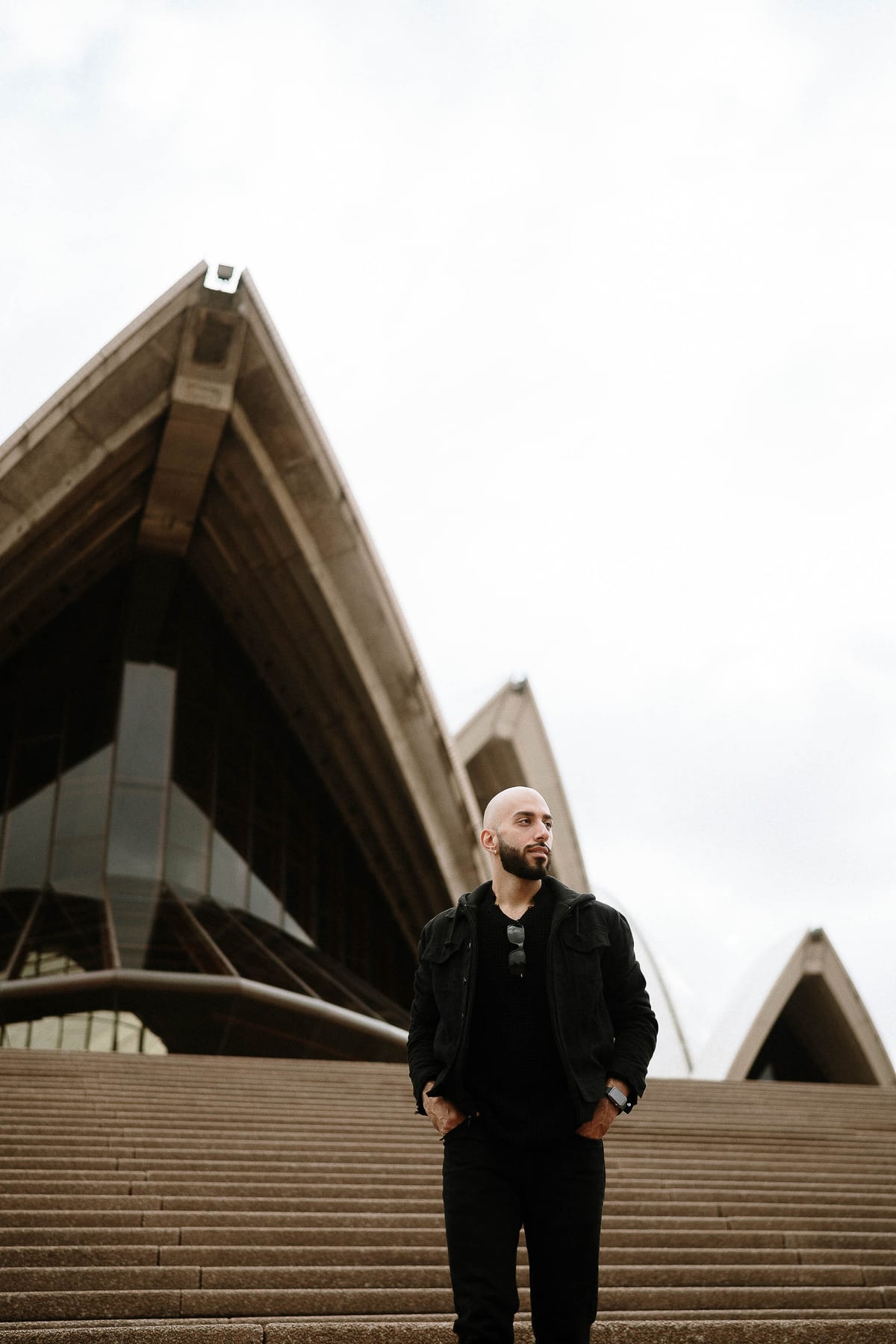 Bassel | Sydney Travel Portrait Session Around the Opera House and Harbour Bridge