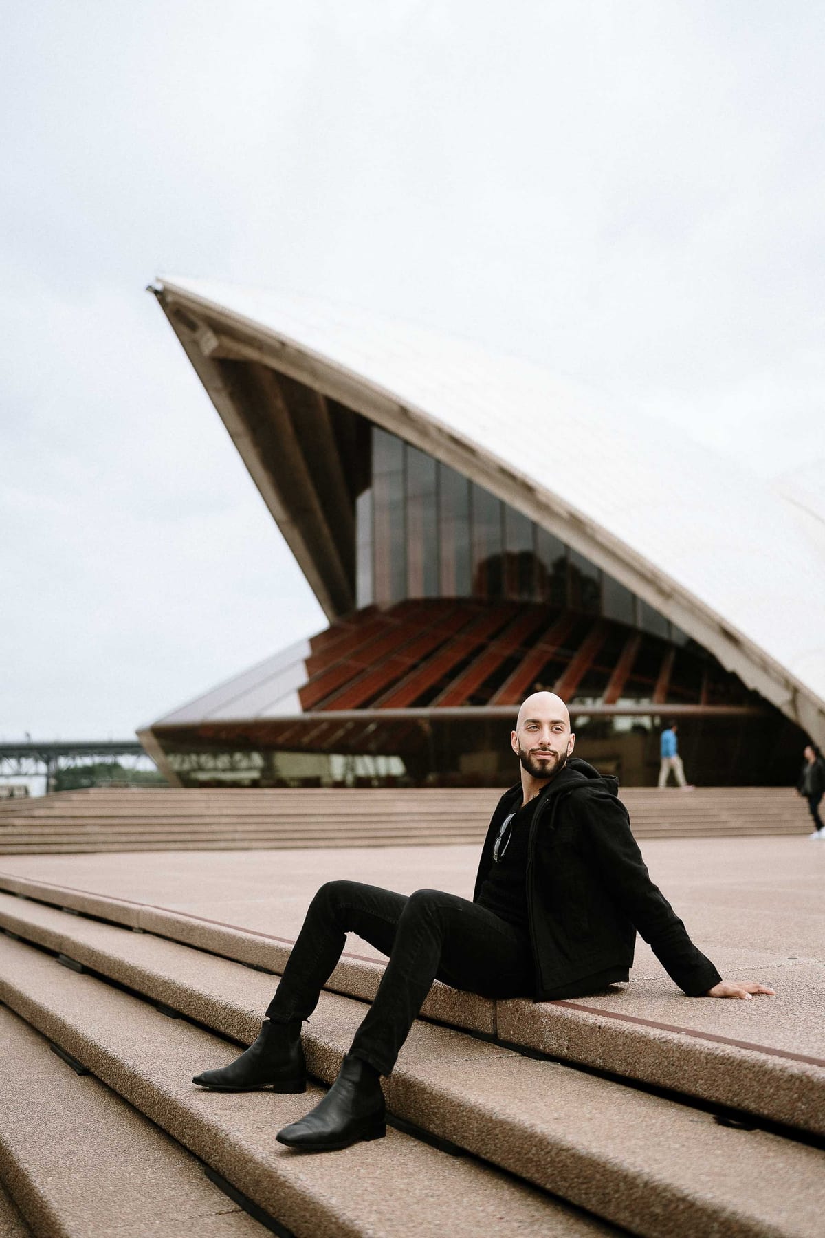 Bassel | Sydney Travel Portrait Session Around the Opera House and Harbour Bridge